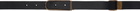 DEVOA Black Leather Belt