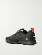 ROA - Colin Meredith Rubber-Trimmed Tech-Jersey Sneakers - Brown