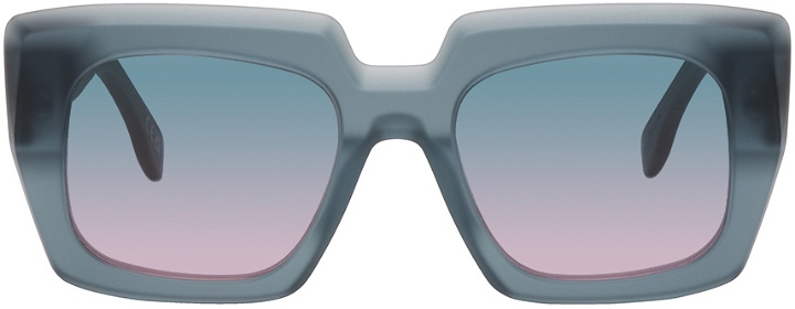 Photo: RETROSUPERFUTURE Gray Piscina Stoned Sunglasses