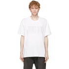 Doublet White Chain Fringe Embroidery T-Shirt
