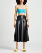 Norma Kamali Womens Midi skirt in Black