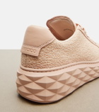 Jimmy Choo Diamond Light Maxi glitter leather sneakers