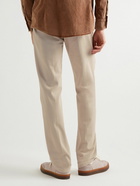 Massimo Alba - Straight-Leg Stretch-Cotton Gabardine Trousers - Neutrals