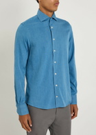 Aurélien Chambray Shirt Mid Blu