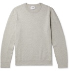NN07 - Luis Mélange Jersey Sweatshirt - Gray