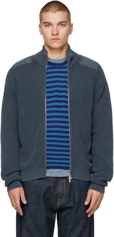 Photo: Stockholm (Surfboard) Club Gray Dyed Knitted Jacket