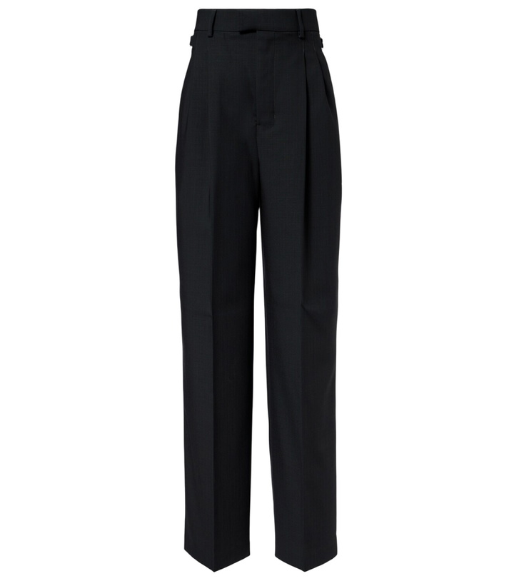 Photo: Ami Paris High-rise virgin wool twill pants