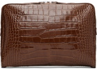 TOM FORD Tan Minimal Laptop Pouch