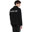 Helmut Lang Black Logo Zip Jacket
