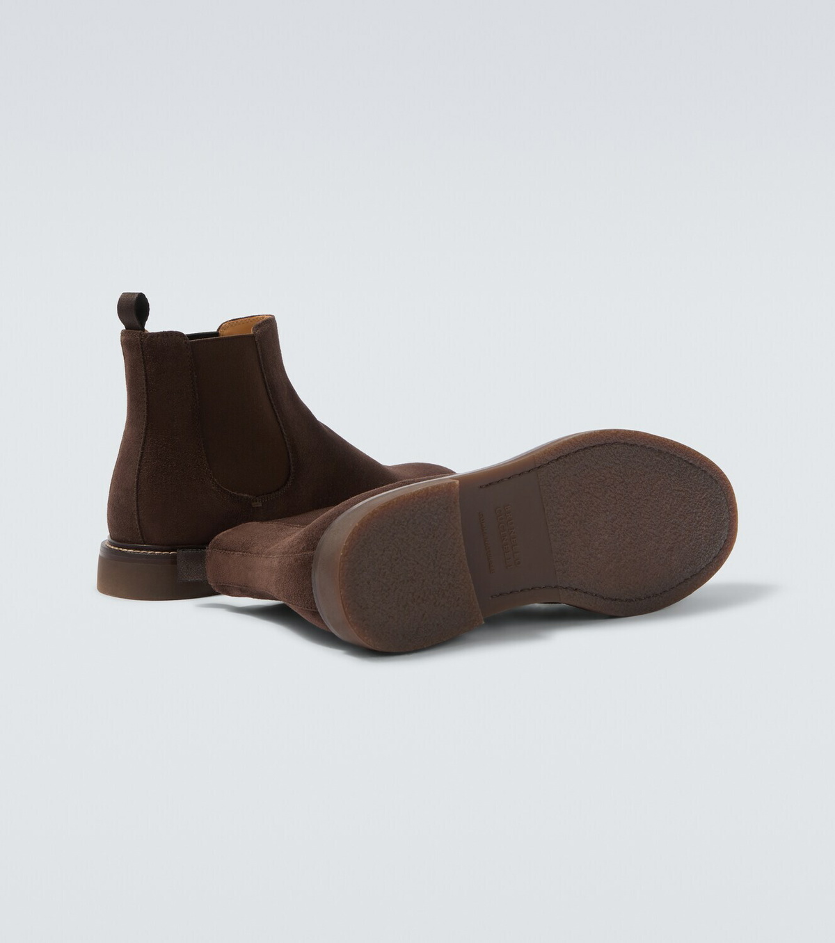 Brunello Cucinelli Suede Chelsea boots