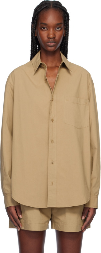 Photo: Matteau Tan Relaxed Shirt