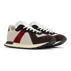 Maison Margiela Red and Grey Replica Runner Sneakers