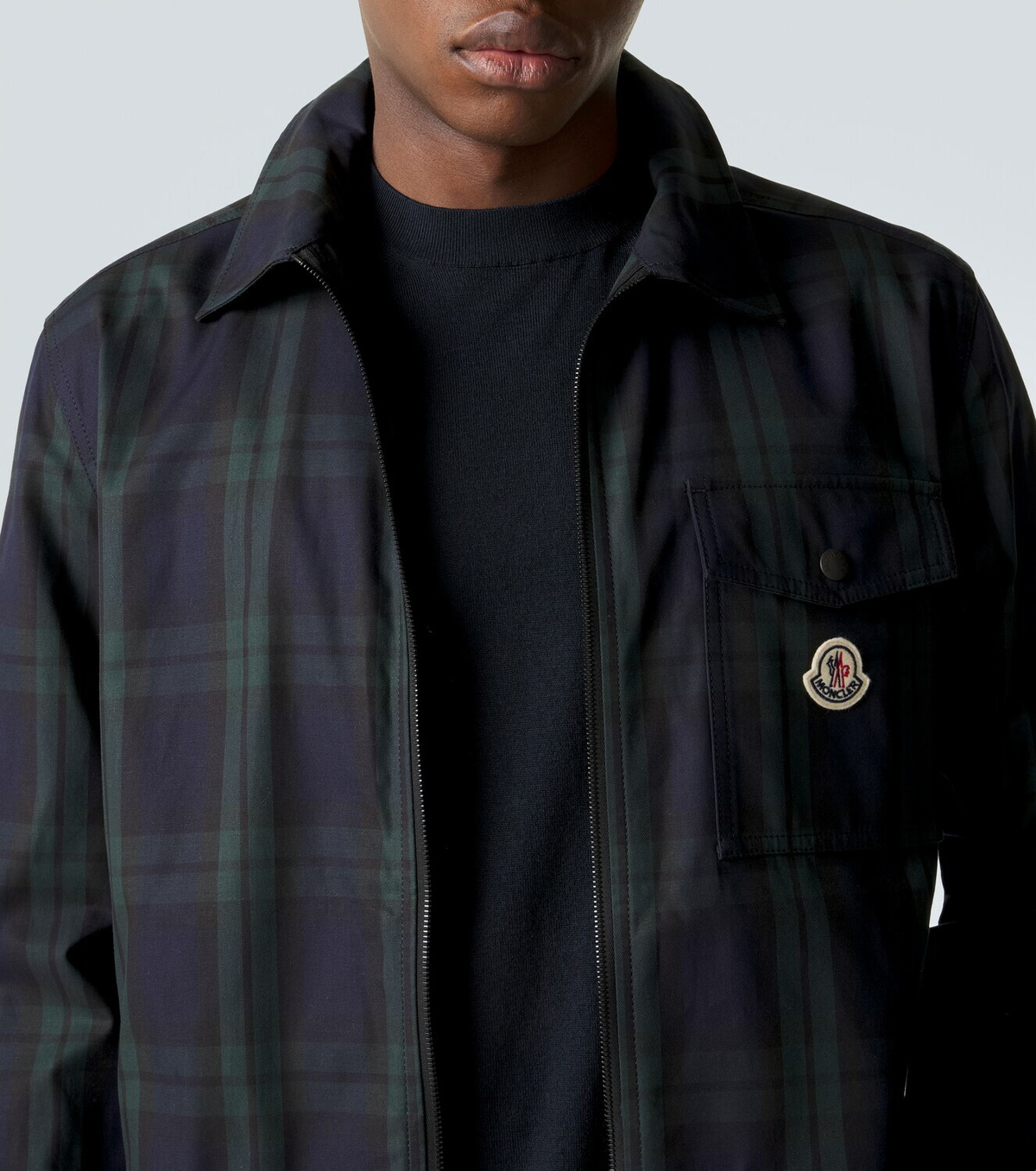 Moncler Silk and cotton T-shirt
