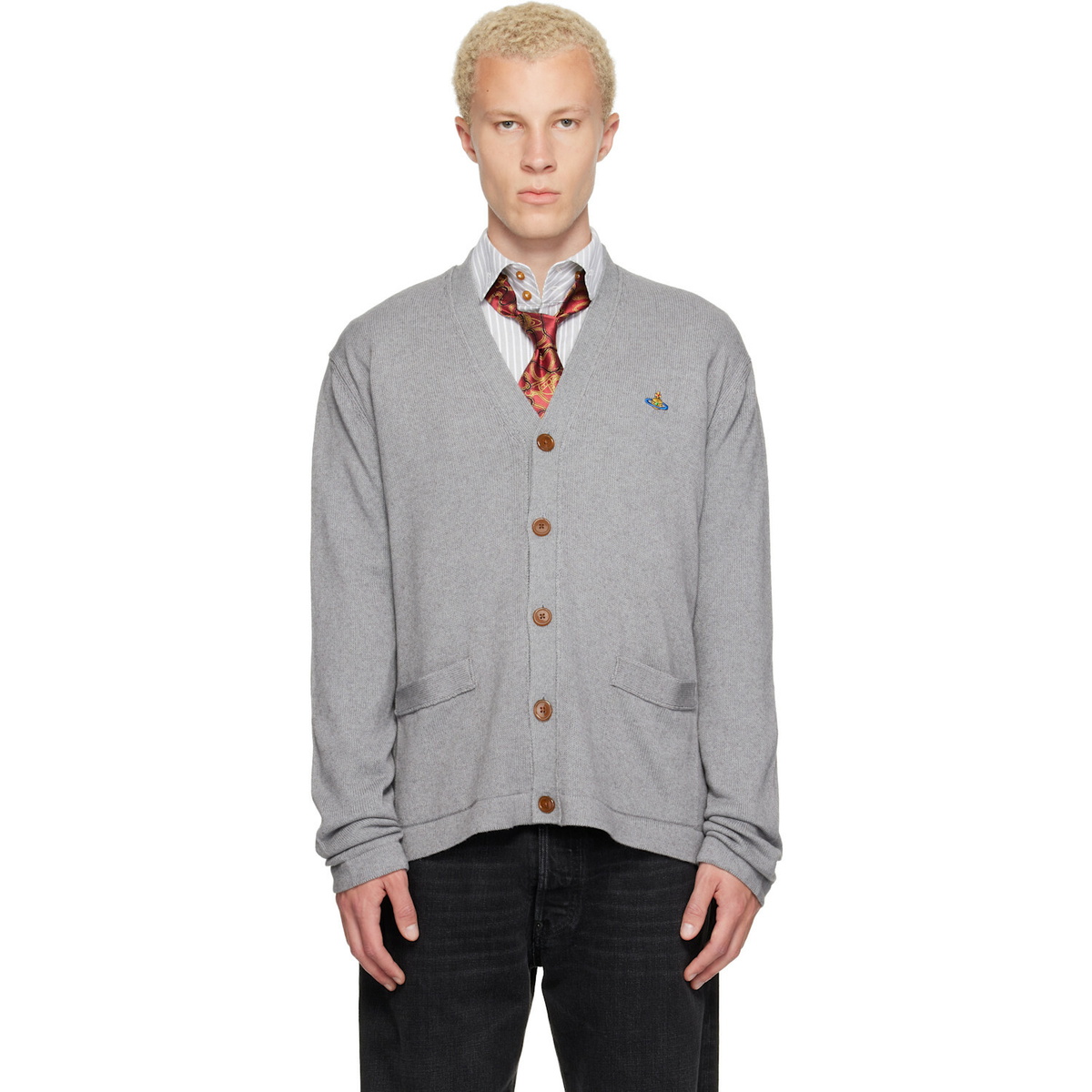 Vivienne Westwood Gray Alex Cardigan