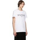 Balmain White Logo T-Shirt