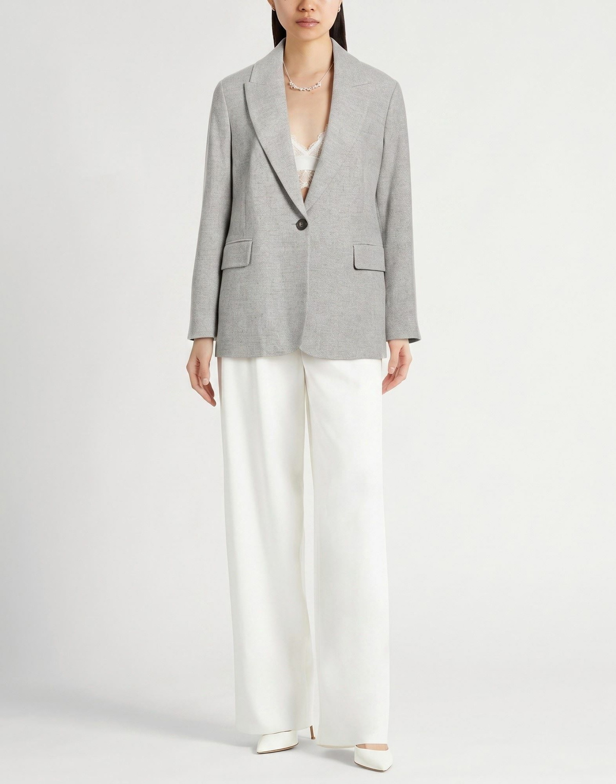 Peserico Womens Blazer Light in Grey
