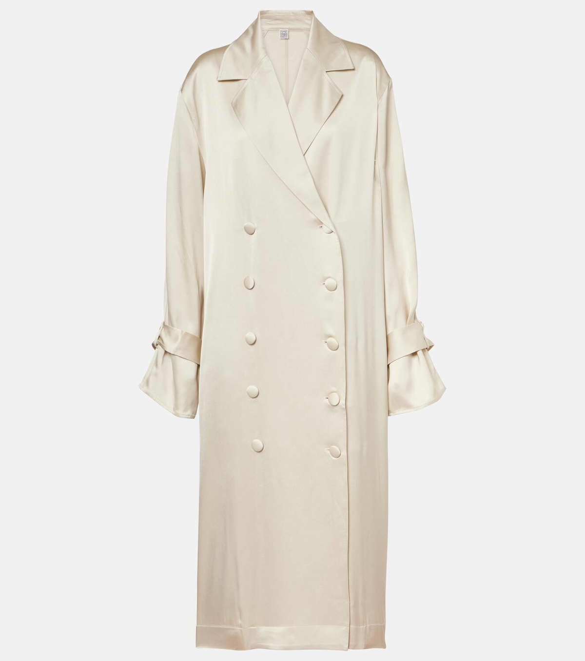 toteme satin trench dress Toteme Satin trench dress Toteme