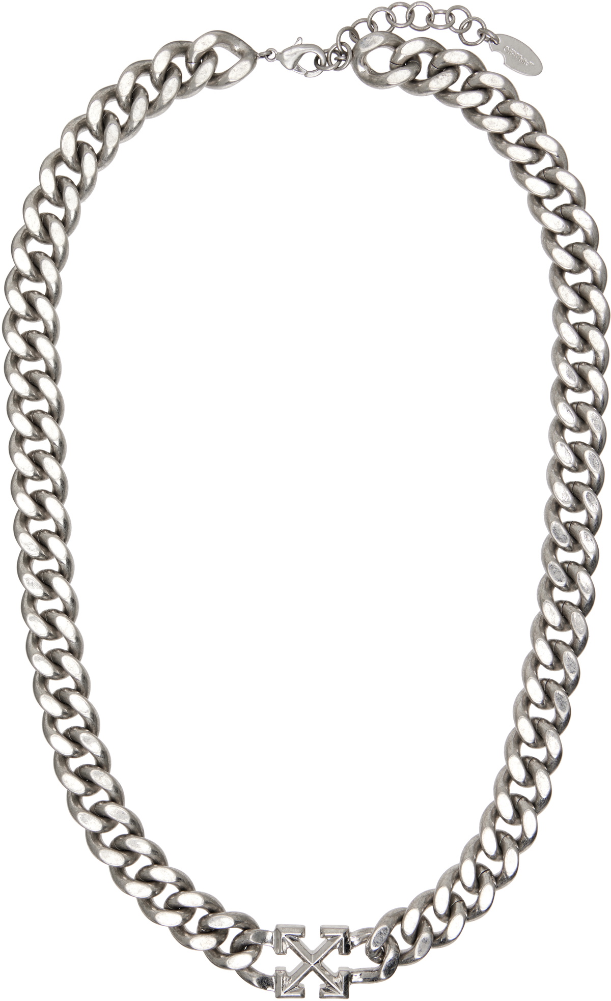Off-White Arrow Chain Necklace