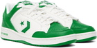 Converse Green & Off-White Weapon Low Top Sneakers