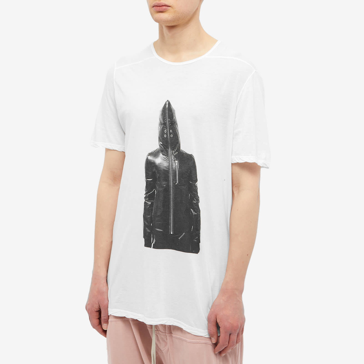 DRKSHDW | HOLLYWOOD LEVEL LS T MILK (BH) Tシャツ Rick Owens DRKSHDW Men's Level T-Shirt in Milk Rick Owens