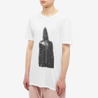 Rick Owens DRKSHDW Men's Gimp Print Level T-Shirt in Milk