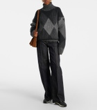 Jimmy Choo Veles embellished cashmere sneakers