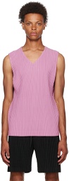 Homme Plissé Issey Miyake Pink Monthly Color June Tank Top