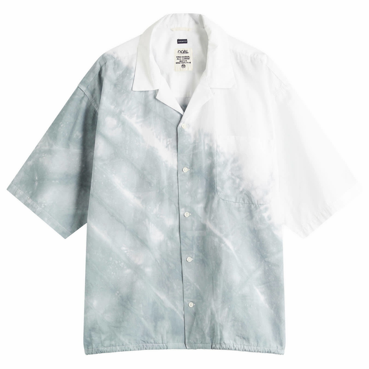 nanamica Brown Cotton Wool Deck Shirt Nanamica