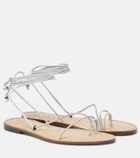 Amanu Karima metallic leather sandals