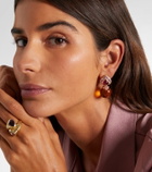 Marina B Acilla 18kt gold drop earrings with gemstones