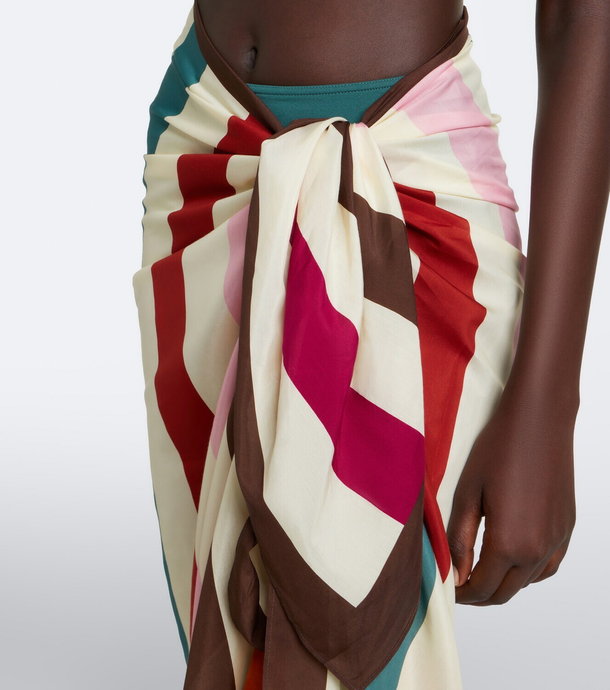 Eres Modernity cotton and silk beach cover-up