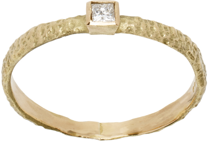 ELHANATI Gold Paloma Monochrome Petite Ring