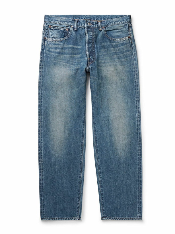 Photo: A.PRESSE - Straight-Leg Selvedge Jeans - Blue