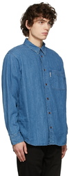 Nudie Jeans Blue Hebbe Denim Shirt