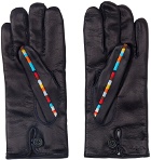 Paul Smith Navy Signature Stripe Gloves