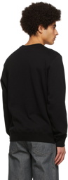 Salvatore Ferragamo Black Cotton Sweatshirt