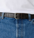 The Row Geo leather belt