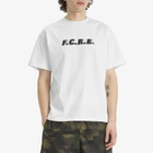 F.C. Real Bristol Men's Blurred Logo T-Shirt in White