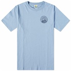 Hikerdelic Men's Core Logo T-Shirt in Light Blue