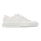 Common Projects White Transparent Sole BBall Low Sneakers