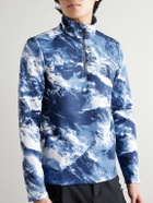 Fusalp - Timothy Printed Half-Zip Ski Base Layer - Blue