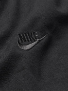 Nike - Logo-Embroidered Cotton-Jersey T-Shirt - Black