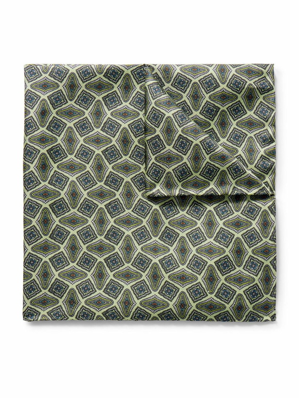 Photo: De Petrillo - Printed Silk-Twill Pocket Square