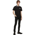 Versace Jeans Couture Black Logo Polo