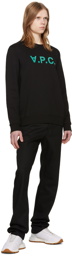 A.P.C. Black 'VPC' Sweatshirt