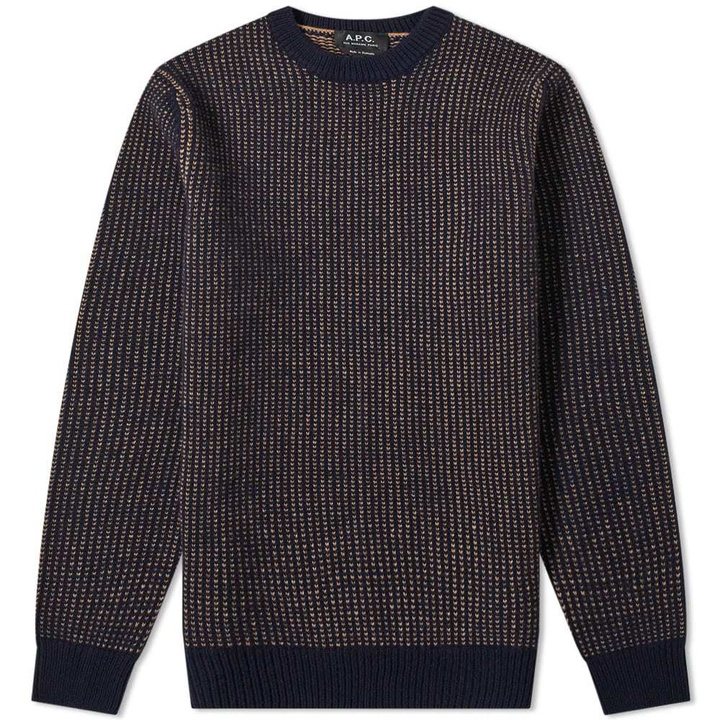 Photo: A.P.C. Keith Birdseye Crew Knit