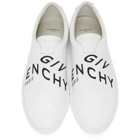 Givenchy White Elastic Urban Street Sneakers