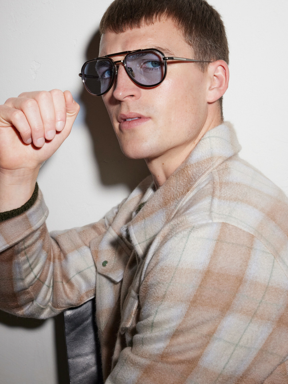 Jacques Marie Mage - Commander Aviator-Style Titanium Sunglasses