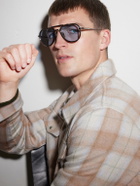 Jacques Marie Mage - Commander Aviator-Style Titanium Sunglasses