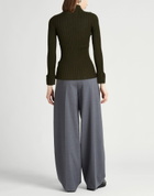 Peserico Womens Sweater Military in Green